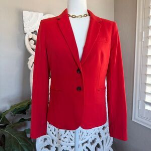 J. Crew Red Classic Blazer